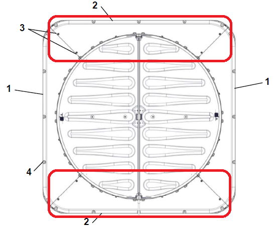Wall cover top/bottom f/BD-Blue 140C V23